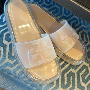 Tory Burch bubble jelly slide - pale pink